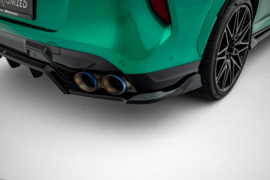 Maxton Design Achtersplitter (met verticale stangen) BMW X6 M F96 + Facelift