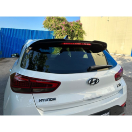 Dakspoiler (Spoiler Cap) passend voor Hyundai i30 III & N-Line 2017- (ABS Glanzend zwart)