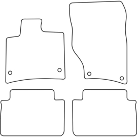 Automatten passend voor Audi Q7 2006-2015