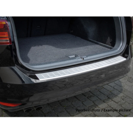 MAX6 Geborsteld RVS Achterbumperbeschermer passend voor BMW X1 F48 xDrive/sDrive 2015-2022