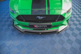 Maxton Design Frontsplitter V.2 + flappen Ford Mustang GT Mk6 Facelift