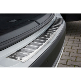 RVS Achterbumperprotector passend voor BMW X1 F48 2015-2022 'Ribs'