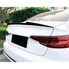 AutoStyle Achterspoiler passend voor Audi A4 (B9) Sedan 2015-2024 (ABS Glanzend zwart)