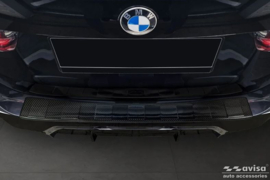 Echt 3D Carbon Achterbumperprotector passend voor BMW 3 Touring (G21) Facelift 2022- 'Ribs'