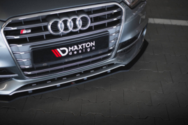 Maxton Design STREET PRO VOORSPLITTER AUDI S3 / A3 S-LINE SEDAN 8V Gloss Black