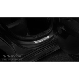 RVS Instaplijsten passend voor Mercedes A-Klasse W177 HB/Sedan 2018- 2-delig (achterdeuren)