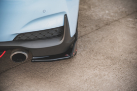 Maxton Design Achterzijde splitters V.6 + flappen Hyundai I30 N Mk3 Hatchback