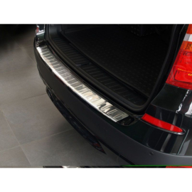 RVS Achterbumperprotector passend voor BMW X3 2010-2014 incl. M-Sport 'Ribs'
