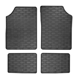 Rubber matten passend voor Dacia Spring EV 2021- (4-delig + montagesysteem)