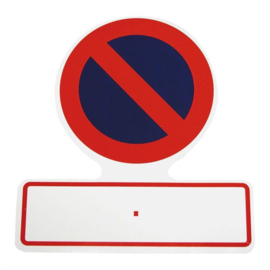 Sticker 'Verboden parkeren'