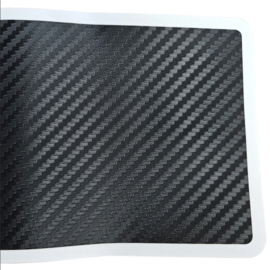 MAX6 Pasklare Achterbumperbeschermfolie passend voor Audi Q7 (4M) Quattro S-Line 2015- - Carbon-look