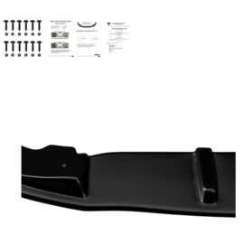 Oneway Voorspoilerlip passend voor BMW 7-Serie G11 M-Pack 2015-2018 - Glanzend zwart