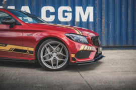 Maxton Design Street Pro Frontsplitter + Flaps Mercedes-AMG C43 Coupé C205