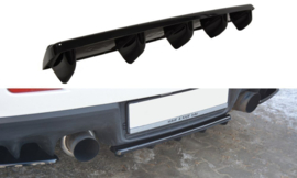 Maxton Design Achtersplitter Mitsubishi Lancer Evo X (met verticale spijlen)