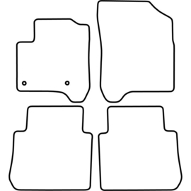 Automatten passend voor Citroen C3 Picasso 2009-