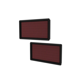 K&N vervangingsfilter passend voor BMW 760Li (F02) V12 2012-2015 & 760Li (G12) V12 2015-2022 (Set van 2 stuks) (33-5124)