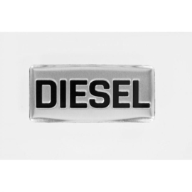Aluminium Embleem/Logo - DIESEL - 5,5x2,5cm