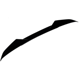 AutoStyle Dakspoiler (Spoiler Cap) passend voor Audi A4 (B9) Avant S-Line/S4 2015-2024 (ABS Glanzend zwart)