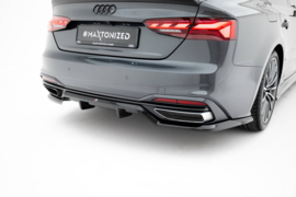 Maxton Design Achtersplitter (met verticale spijlen) Audi A5 F5 Facelift