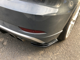 Maxton Design ZIJSPLITTERS ACHTER AUDI S3 8V FL SPORTBACK Gloss Black