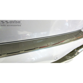 Titanium RVS Achterbumperprotector passend voor BMW X7 (G07) 2019- met M-Pakket 'Ribs'