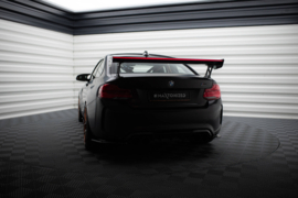 Maxton Design Carbon Spoiler Met Externe Beugels Staanders + LED BMW M2 F87