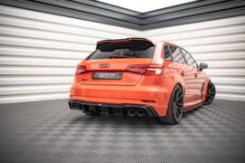 Maxton Design ACHTERPANEEL V.2 AUDI RS3 SPORTBACK 8V FACELIFT Gloss Black