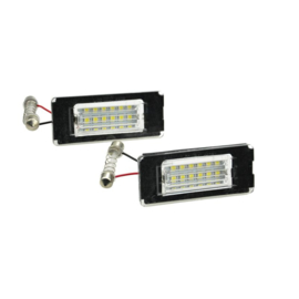 Set pasklare LED nummerplaat verlichting passend voor Mini One/Cooper/S/Cabrio/Coupe/Roadster R56/R57/R58/R59 2006-2014