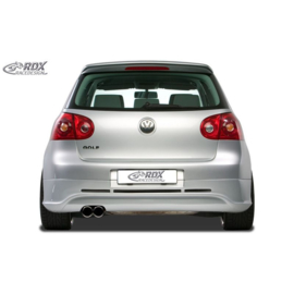 Achterskirt passend voor Volkswagen Golf V GTI/R Hatchback 3/5-deurs 2003-2008 (uitlaat links/rechts) excl. Variant/Plus (ABS)