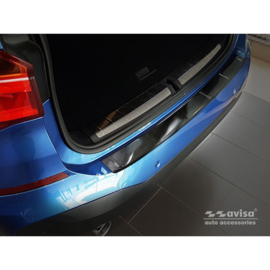 Echt 3D Carbon Achterbumperprotector passend voor BMW X1 F48 M-Pakket 2015-2022