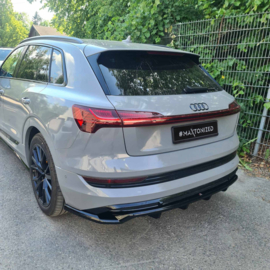 Maxton Design Achtersplitter (met verticale spijlen) Audi e-Tron S-Line