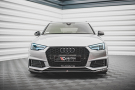 Maxton Design VOORSPLITTER V.4 AUDI S4 / A4 S-LINE B9 Gloss Black