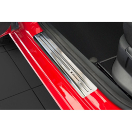 RVS Instaplijsten passend voor Skoda Fabia III Combi/Hatchback 2014-2018 & FL 2018-2021 - 'Exclusive' - 4-delig