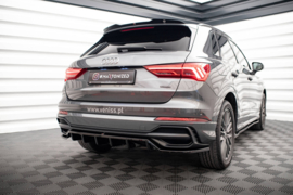 Maxton Design Achtersplitter (met verticale spijlen) Audi Q3 S-Line F3