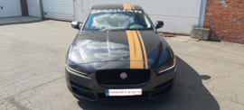 ????????Deze JAGUAR voorzien van een Striping, Side Decals, Zonneband met bijhorende sticker????????