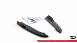 Maxton Design Achterzijde splitters voor V.4 (voor achterklep v.1) Ford Focus ST-Line Estate Mk4