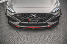 Maxton Design Frontsplitter V.1 + flappen Hyundai I30 N Hatchback/Fastback Mk3 Facelift
