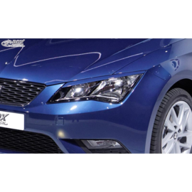 Koplampspoilers passend voor Seat Leon 5F SC/5-deurs/ST 2013-2020 (ABS)