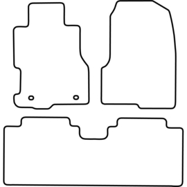 Automatten passend voor Honda Civic 5 deurs 2001-2004