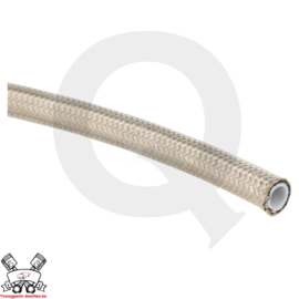 PTFE brandstof / olie slang D06 - RVS mantel + coating