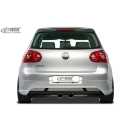 RDX Achterskirt passend voor Volkswagen Golf V Hatchback 3/5-deurs 2003-2008 'V2' (uitlaat R32) excl. Variant/Plus (ABS)