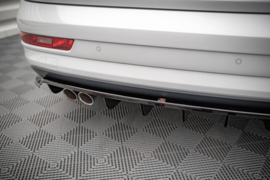 Maxton Design Achtersplitter (met verticale spijlen) Audi Q3 Sport 8U Facelift
