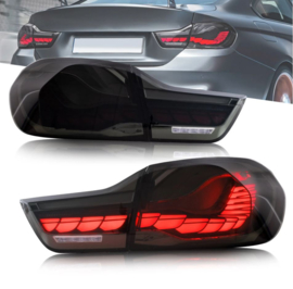 VLAND oled-achterlichten voor BMW 4-serie f32 f33 f36 m4 f82 f83 2014-2020 Kleur: Gerookt