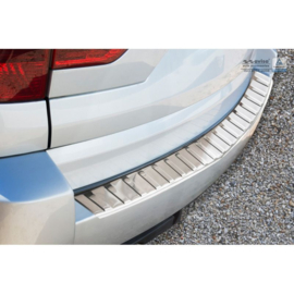 RVS Achterbumperprotector passend voor BMW X3 (E83) Facelift 2006-2010 'Ribs'