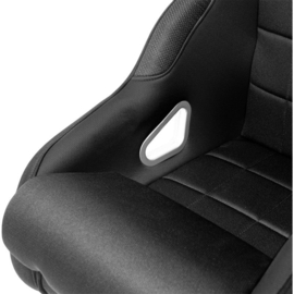Sportstoel 'K5' - Zwart - Vaste rugleuning - incl. sledes