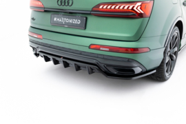 Maxton Design Achtersplitter (met verticale spijlen) Audi Q7 S-Line Mk2 Facelift