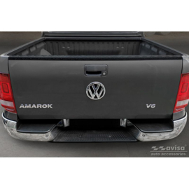 Aluminium Pickup Achterklep beschermlijst passend voor Volkswagen Amarok 2010- Zwart