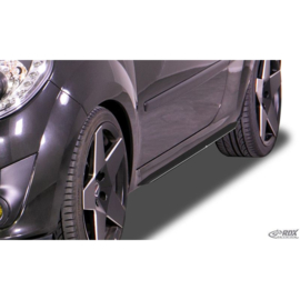 Sideskirts passend voor Renault Twingo II 2007-2014 'Slim' (ABS)