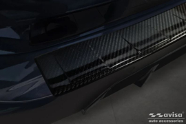 Echt 3D Carbon Achterbumperprotector passend voor BMW 3 Touring (G21) Facelift 2022- 'Ribs'