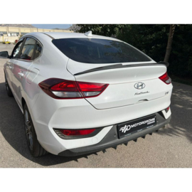 Achterspoilerlip passend voor Hyundai i30 III Fastback incl. N-Line 2017- (ABS Glanzend zwart)